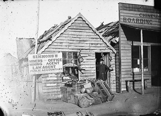 Business premises at Gulgong, 1870-75